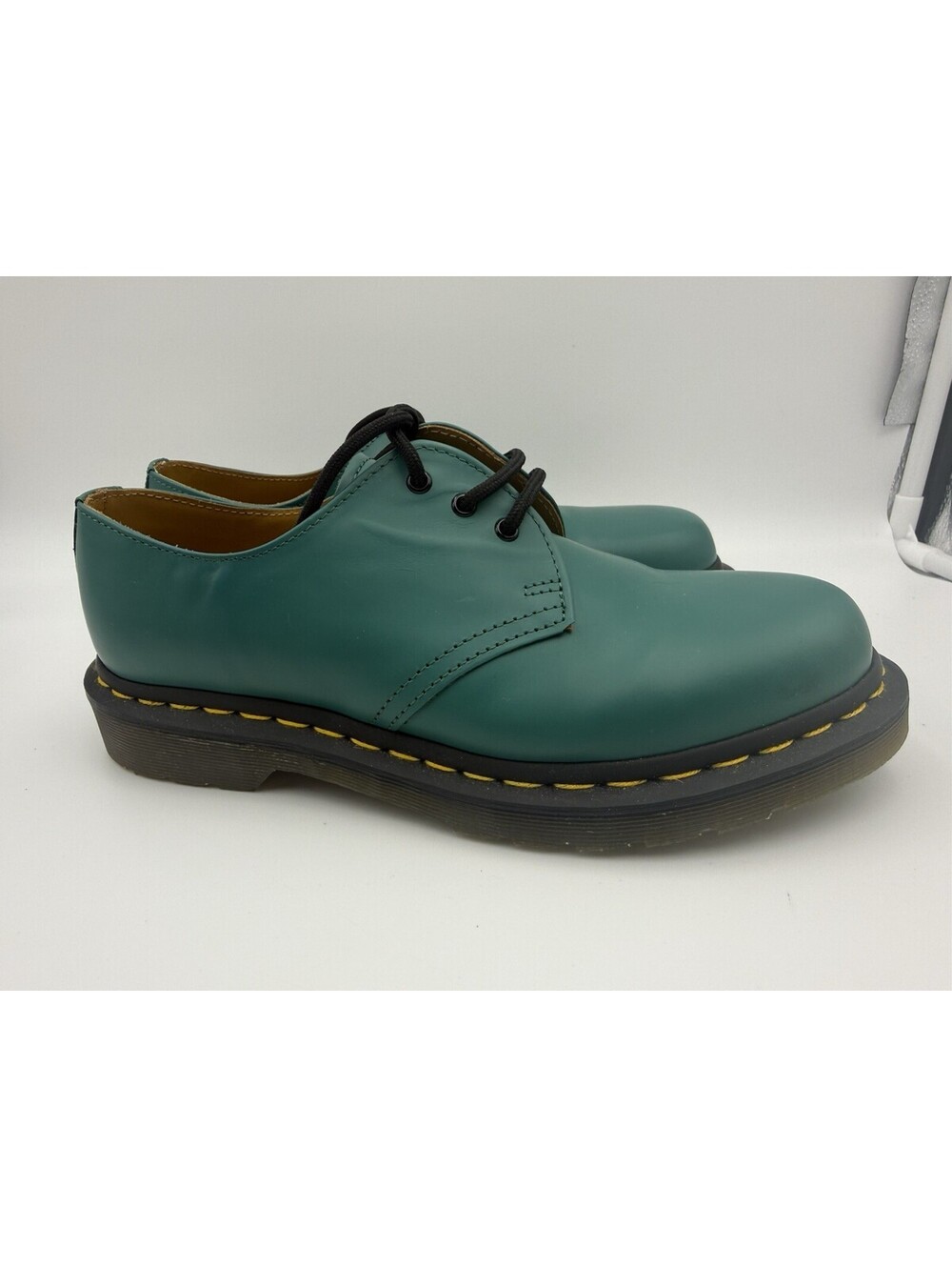 Dr. Martens Smooth Leather TEAL Unisex 31009 Oxford Shoes Womens 8 Mens 7 NEW